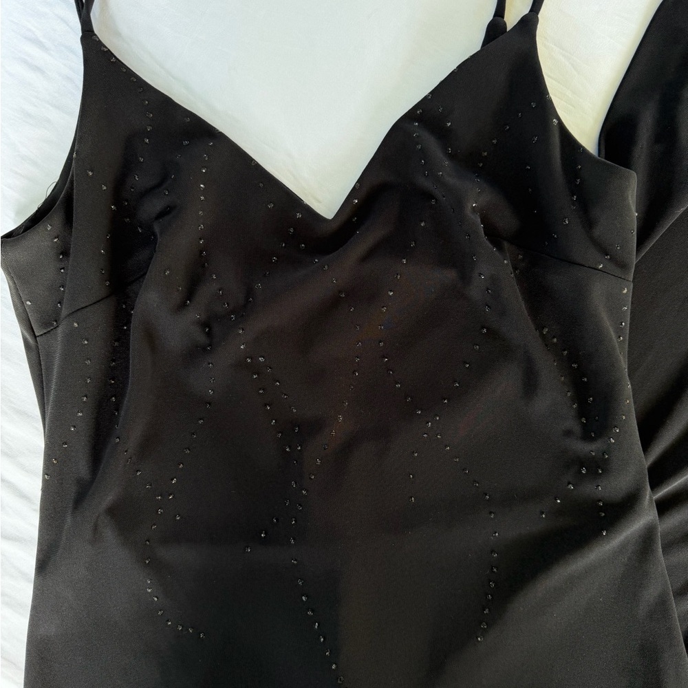 y2k Rampage sequence long black dress size 9 - Picture 2 of 7
